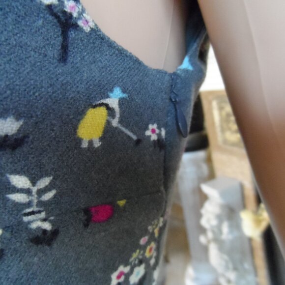 Moschino CheapandChic Gray Multi Printed Wool Blend Sheath Dress Size S - Picture 10 of 16